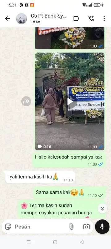Testimonial Papan Bunga KEPULAUAN TANIMBAR